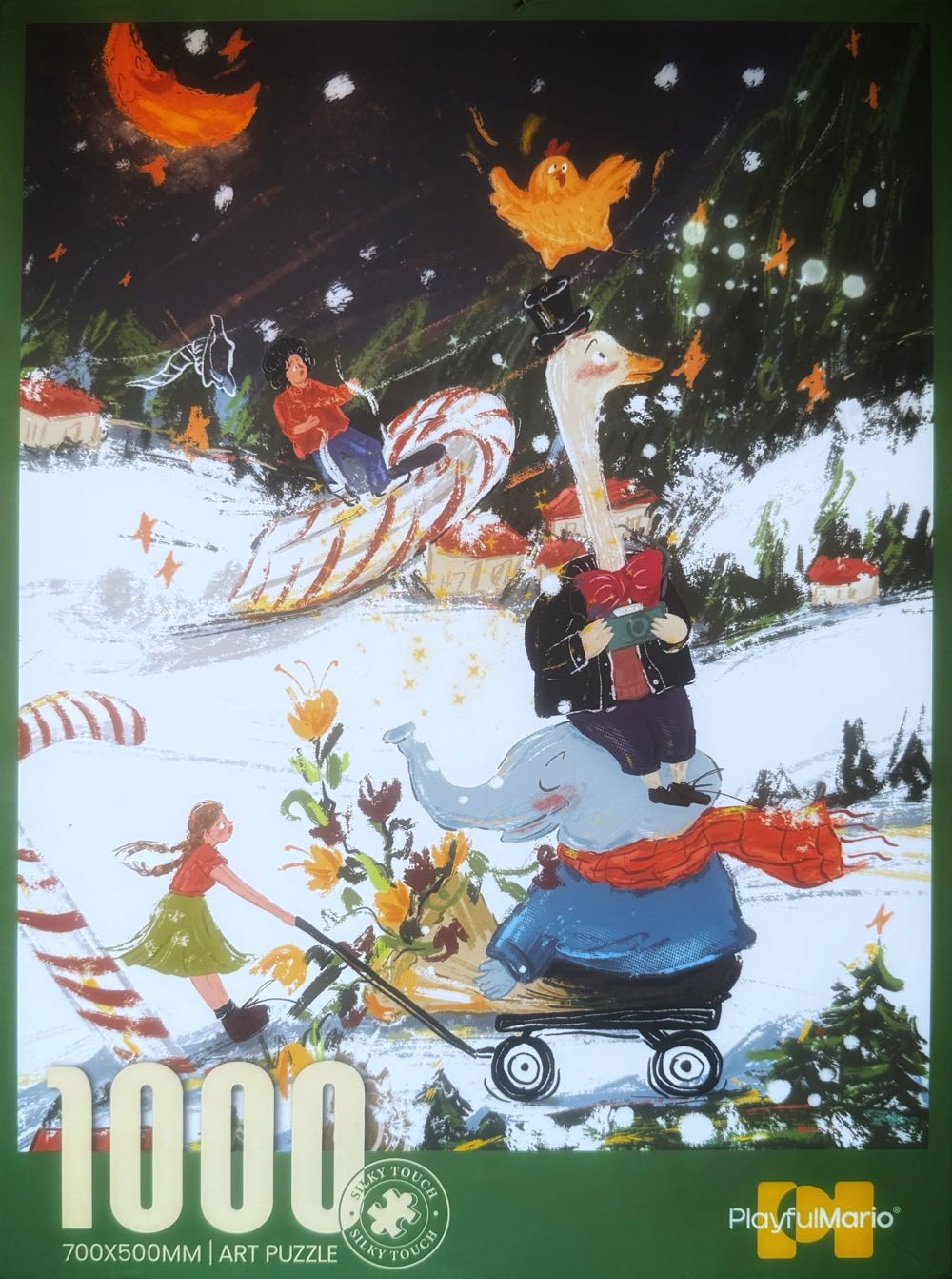 Drifting Snow - PlayfulMario puzzle collectible - Main Image 2