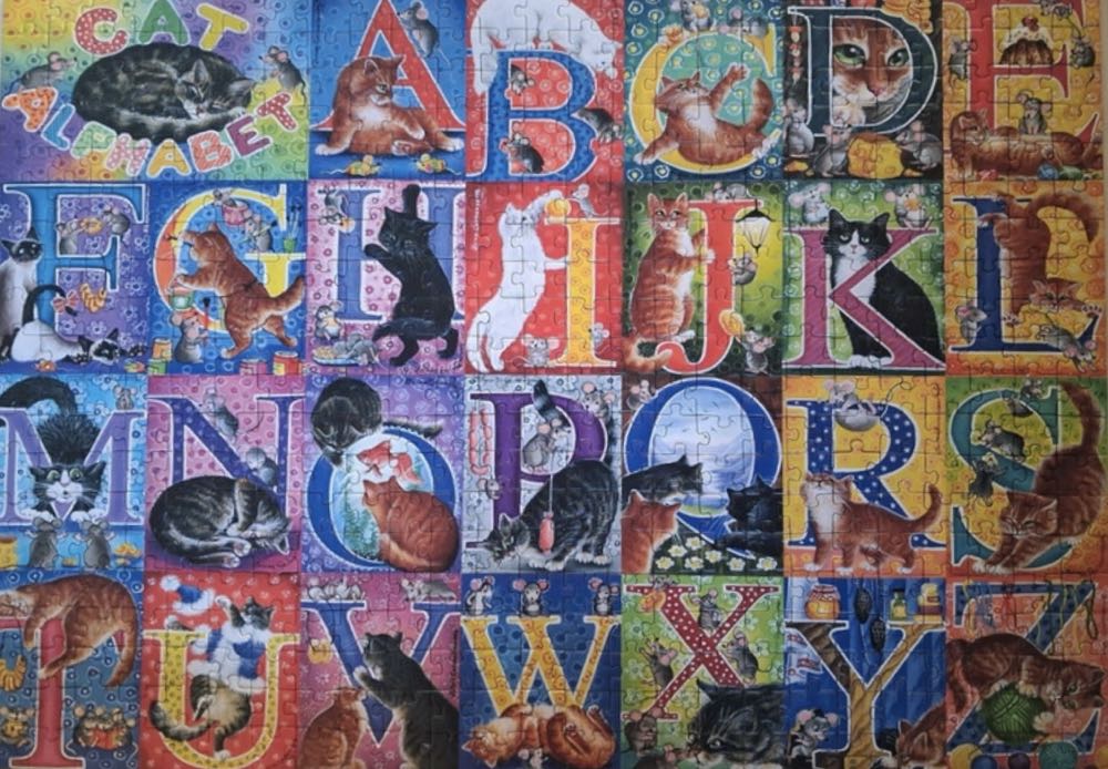 Cats Alphabet 🟦 - Trefl puzzle collectible [Barcode 5900511375275] - Main Image 3