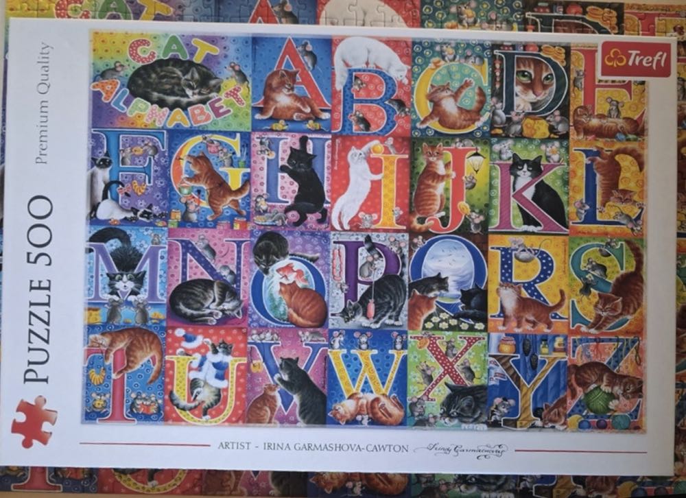 Cats Alphabet 🟦 - Trefl puzzle collectible [Barcode 5900511375275] - Main Image 4