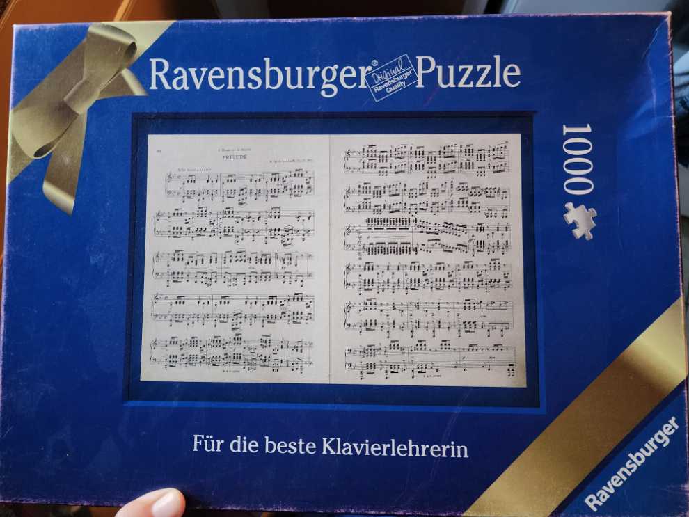 Für Die Beste Klavierlehrerin - Ravensburger puzzle collectible - Main Image 3