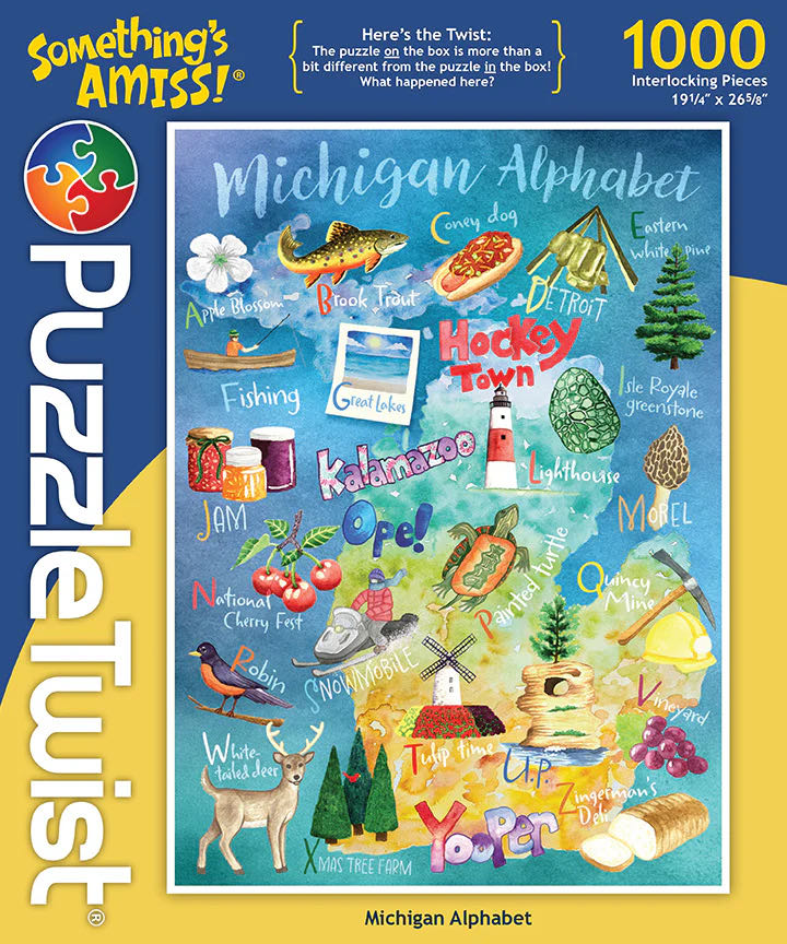 Michigan Alphabet - PuzzleTwist puzzle collectible - Main Image 2