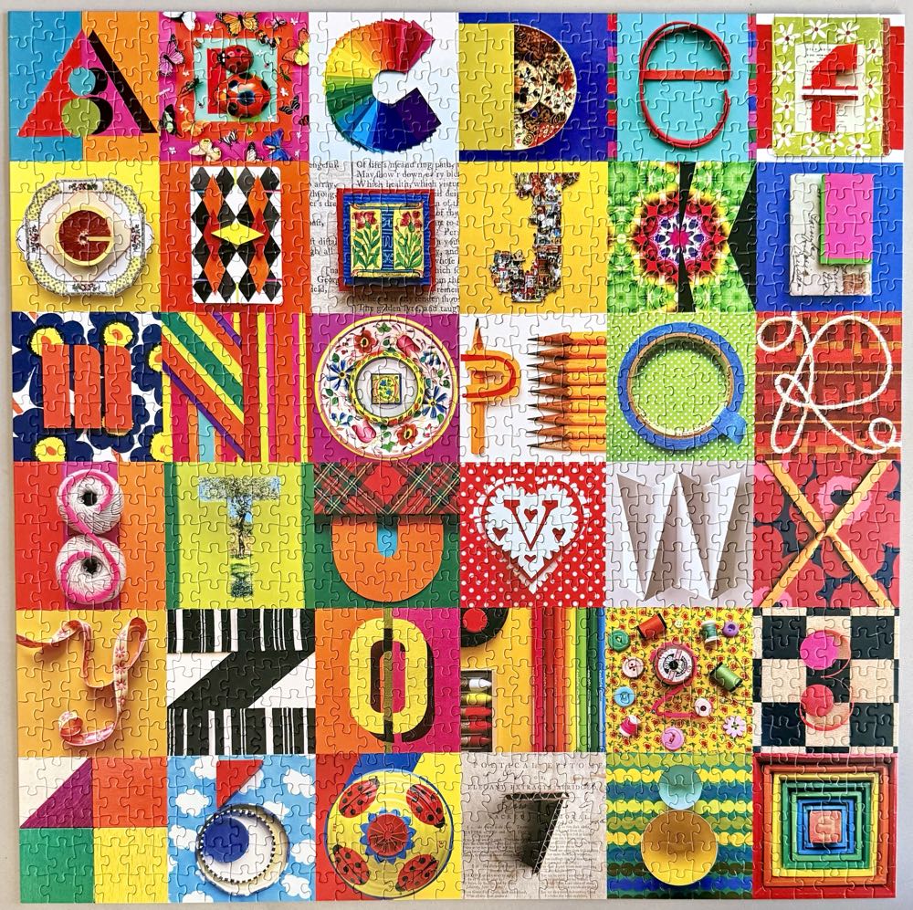 Typeface Collage - Werkshoppe puzzle collectible - Main Image 3