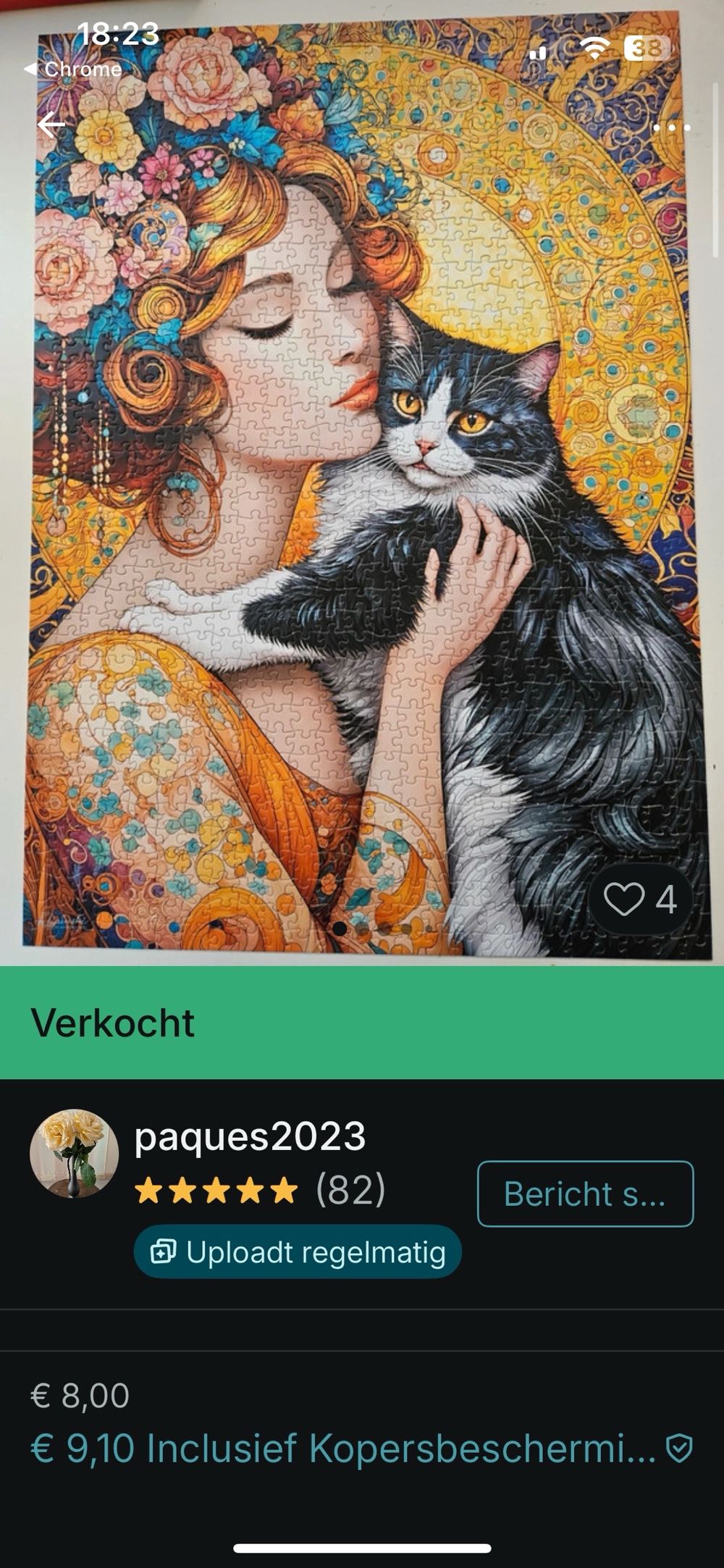 Beauty And The Beast  🟦 - Cherry Pazzi puzzle collectible [Barcode 5903728731193] - Main Image 4