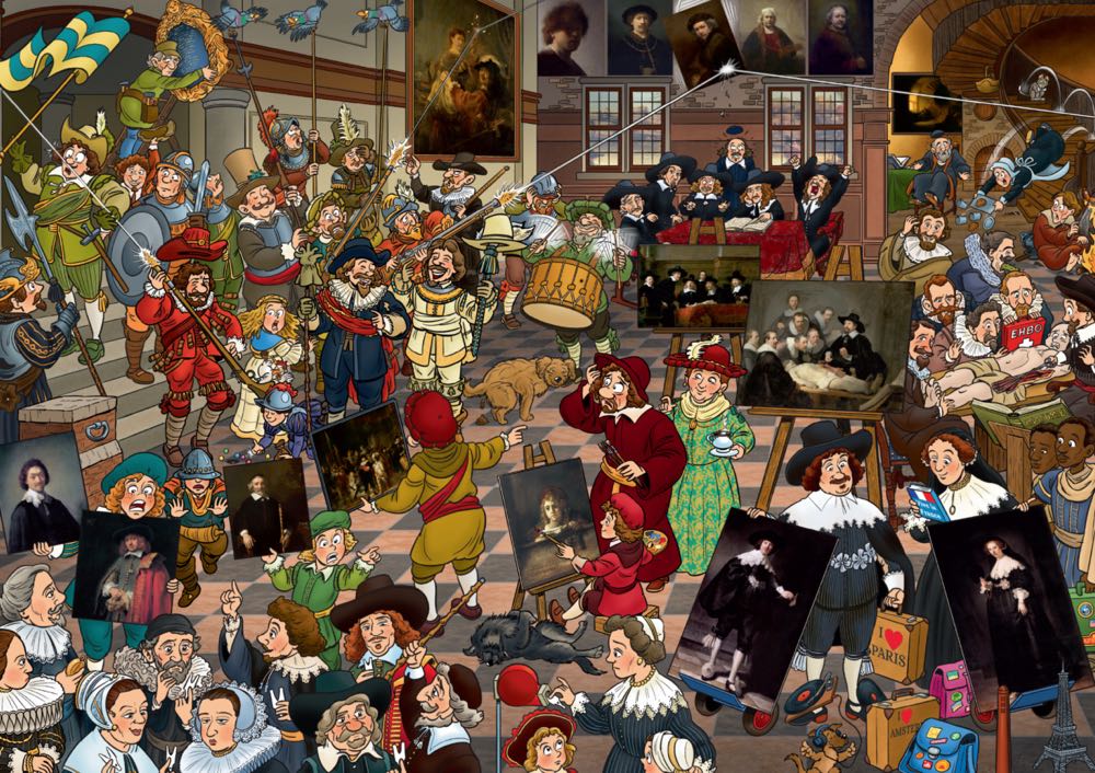 Gallery Edition Rembrandt Van Rijn 🟦 - goliath puzzle collectible [Barcode 8720077311220] - Main Image 2