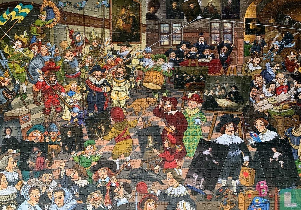 Gallery Edition Rembrandt Van Rijn 🟦 - goliath puzzle collectible [Barcode 8720077311220] - Main Image 3