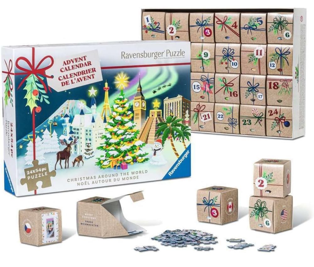 Christmas Around The World Advent Calendar - Ravensburger puzzle collectible [Barcode 4005555042464] - Main Image 2