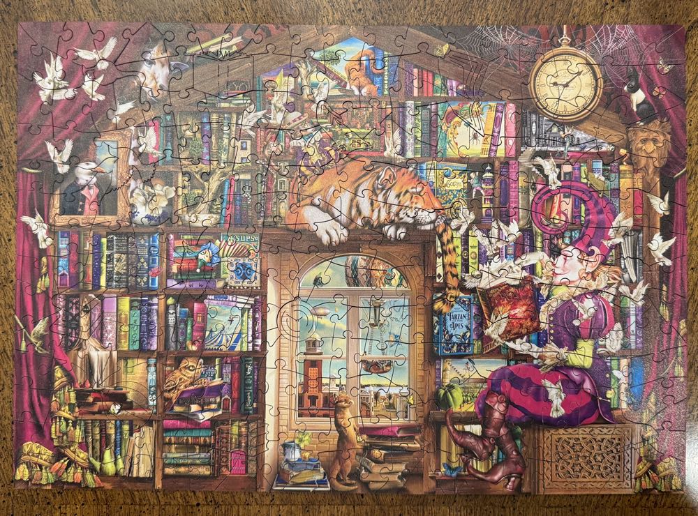 Book Nook - Wentworth Wooden Puzzles 🇬🇧 puzzle collectible [Barcode 6050265372422] - Main Image 2