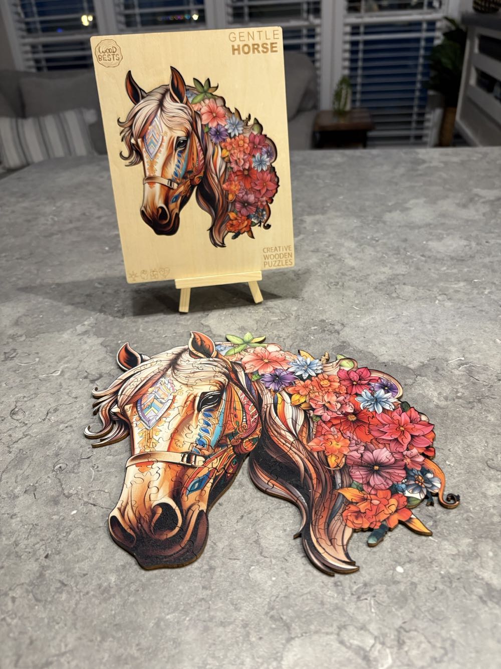 Gentle Horse - Wood Bests puzzle collectible - Main Image 4