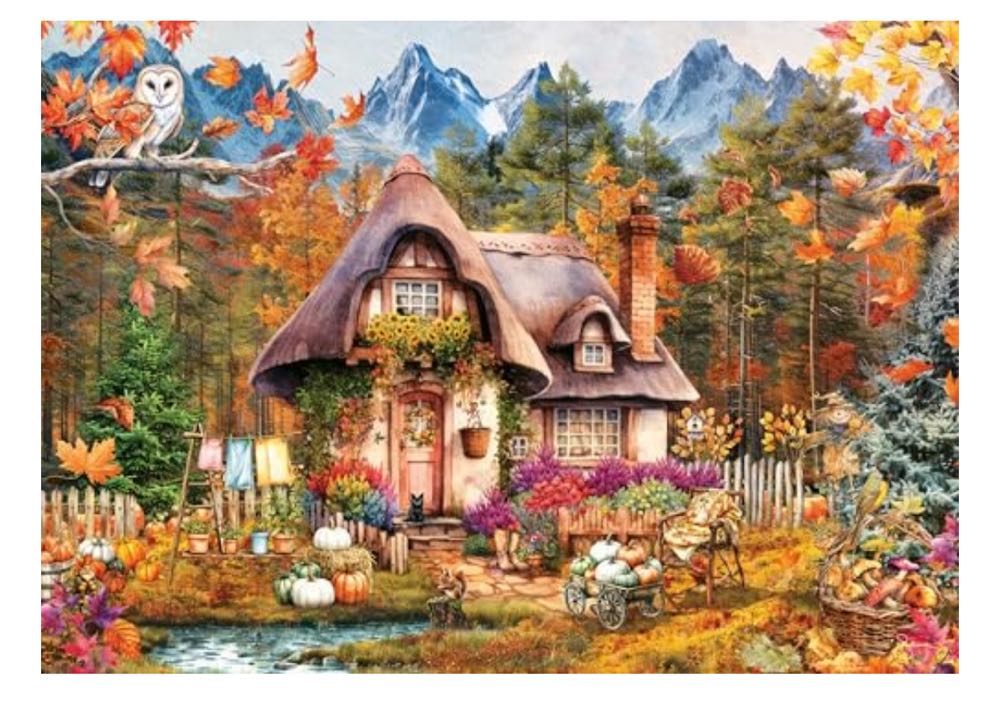 Pumpkin Cottage - Ravensburger puzzle collectible [Barcode 4005555016823] - Main Image 2