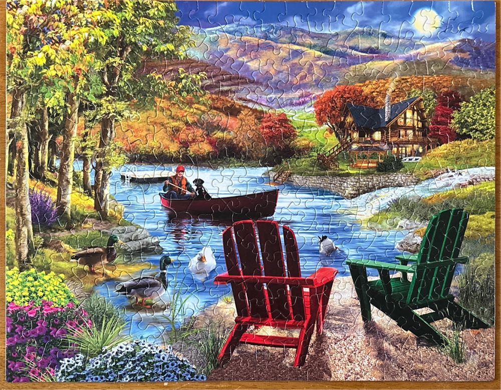 Lake Life - SunsOut puzzle collectible [Barcode 796780315044] - Main Image 2