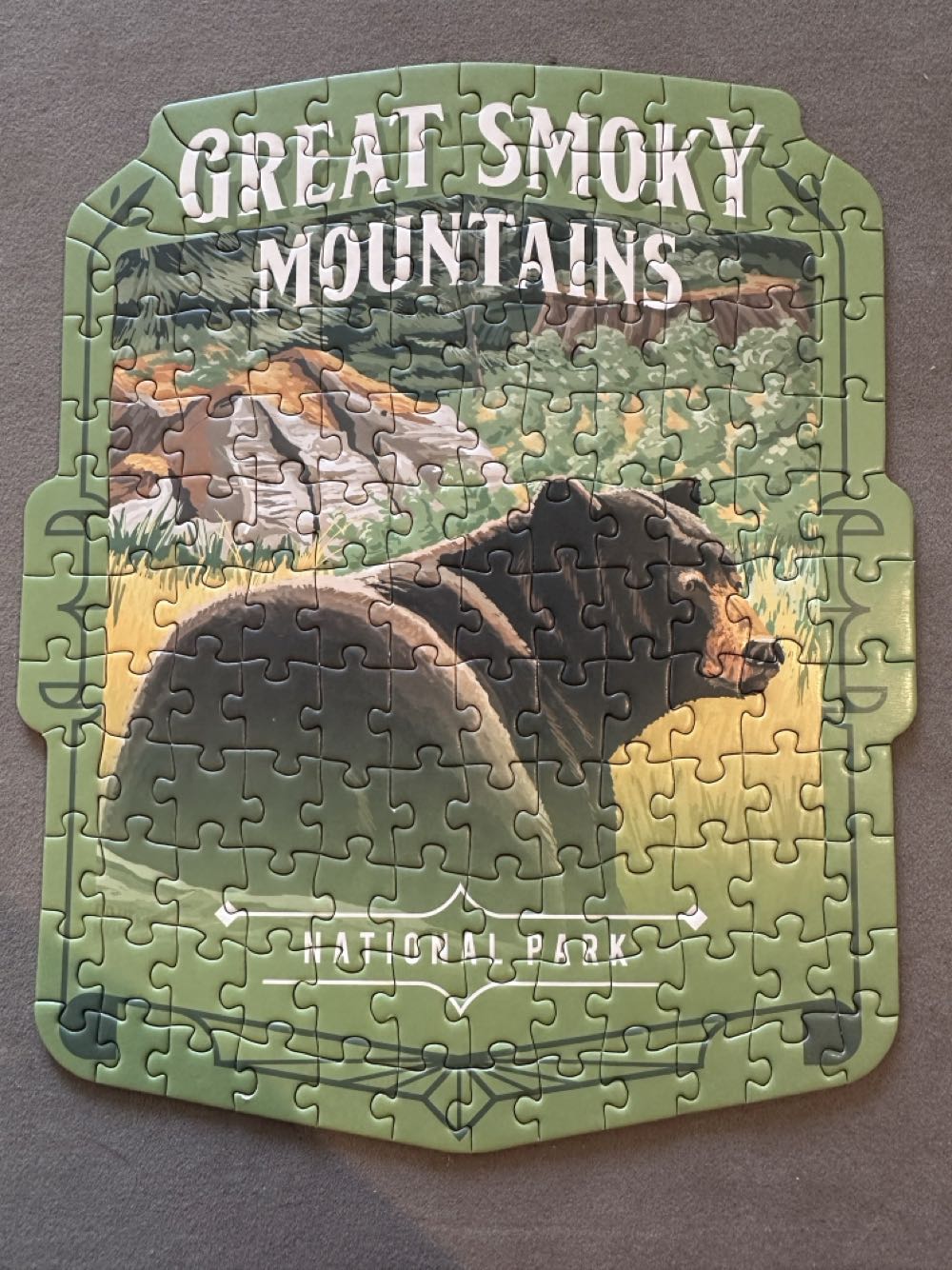 Great Smokey Mountains . - Lantern Press puzzle collectible [Barcode 744252608767] - Main Image 2