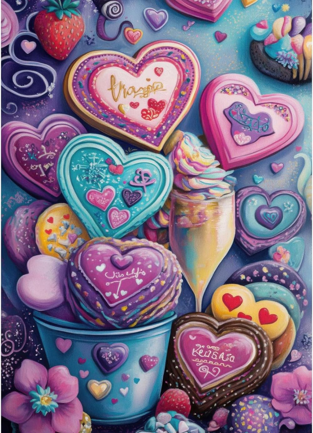 Candy Heart - TangMosaic puzzle collectible - Main Image 2