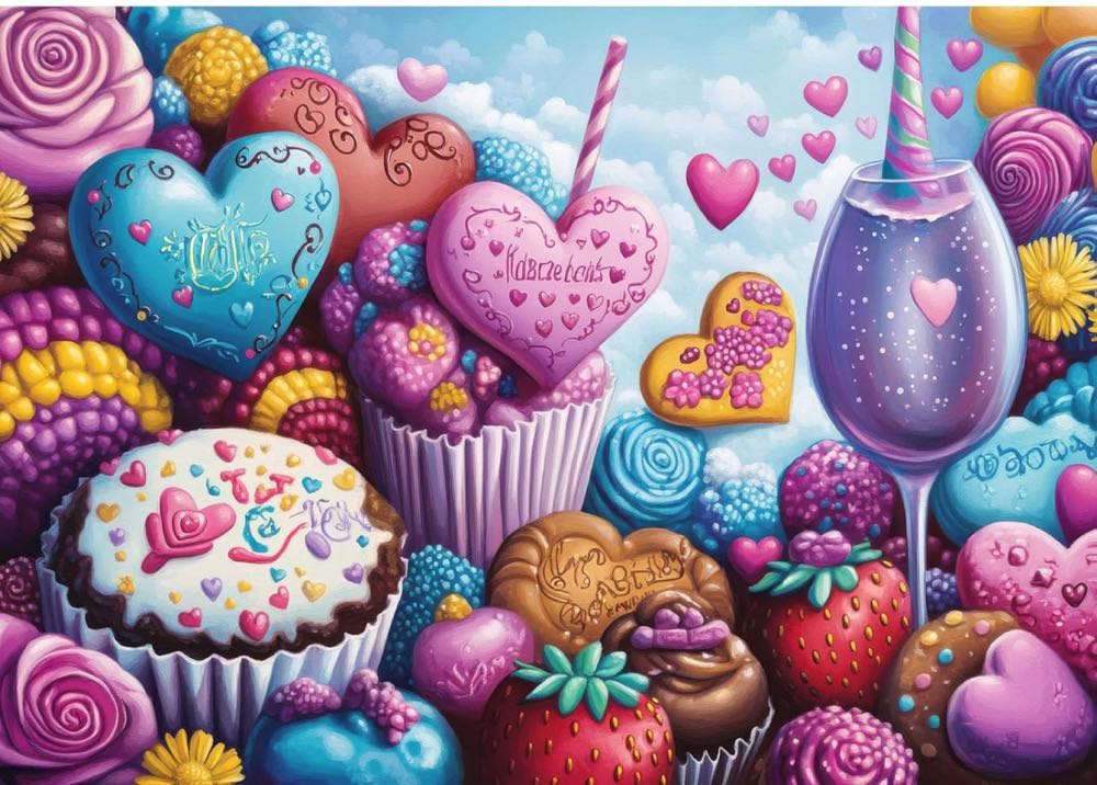 Chocolate Delight - TangMosaic puzzle collectible - Main Image 2