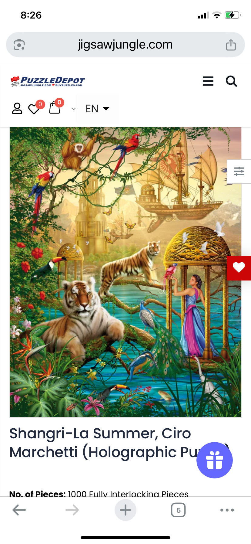 Shanghai La Summer - Lafayette puzzle collectible [Barcode 4895145401630] - Main Image 2