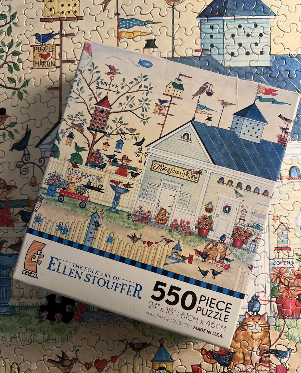 The Bird House - Ceaco puzzle collectible [Barcode 021081023887] - Main Image 2