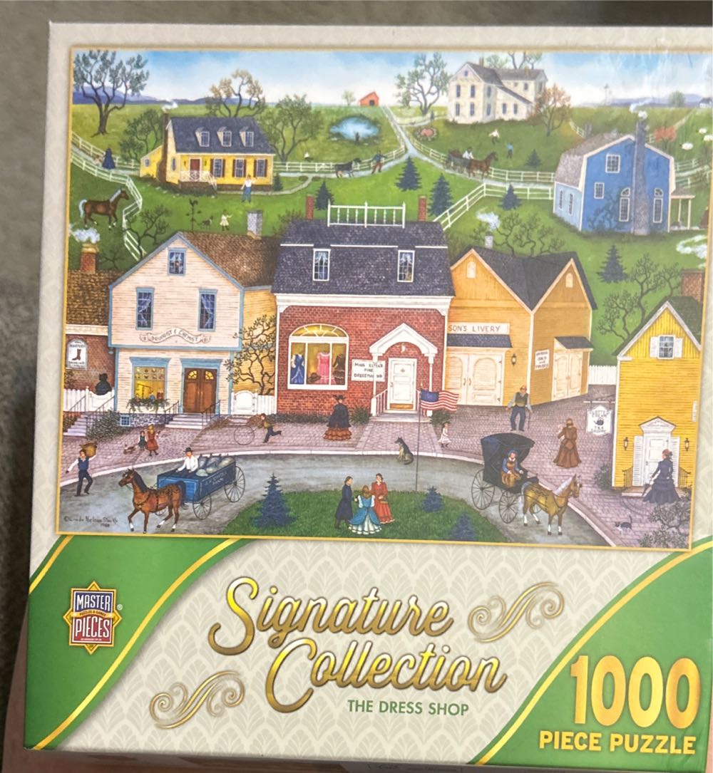 The Dress Shop - Master Pieces puzzle collectible [Barcode 705988525506] - Main Image 2