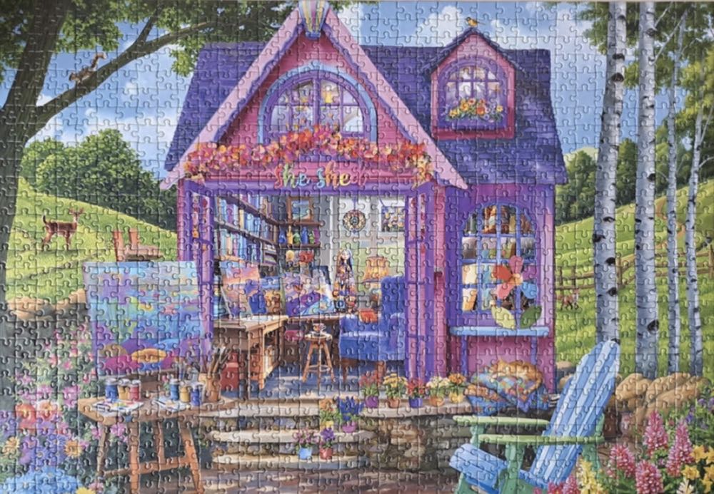 She Shed Studio - Bluebird Puzzle puzzle collectible [Barcode 3663384909238] - Main Image 3