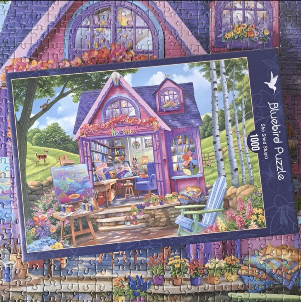 She Shed Studio - Bluebird Puzzle puzzle collectible [Barcode 3663384909238] - Main Image 4