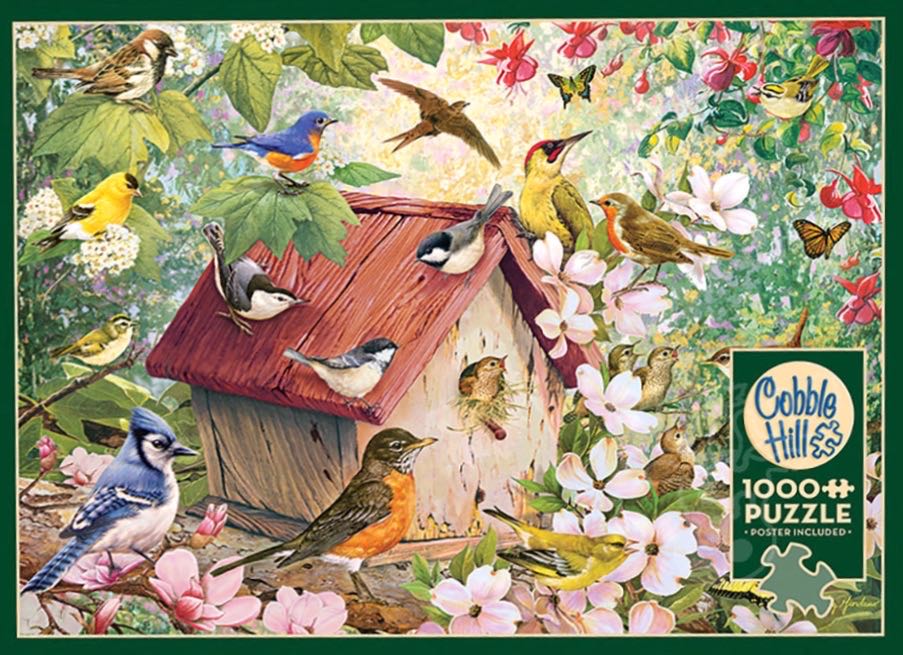 Blooming Spring - Cobble Hill puzzle collectible [Barcode 625012400282] - Main Image 2