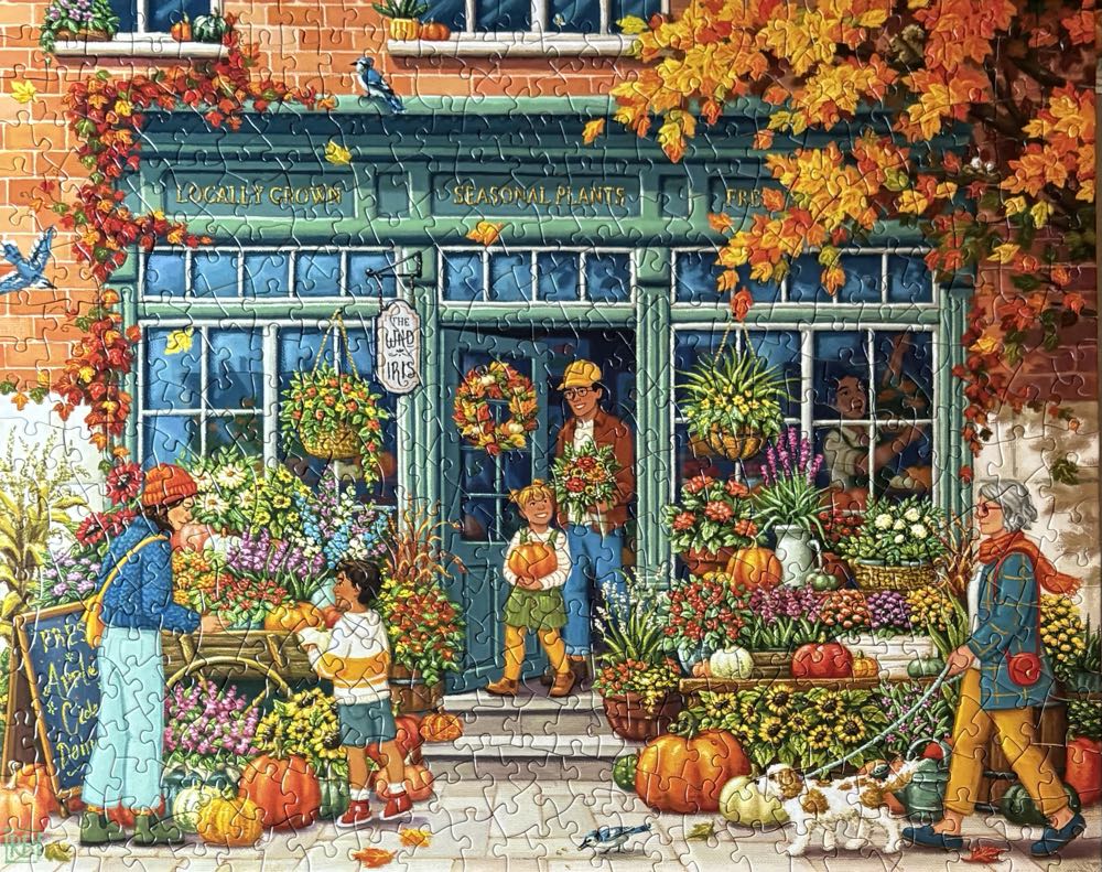 Flower Shop - Boardwalk Puzzle Company puzzle collectible [Barcode 671095006378] - Main Image 2