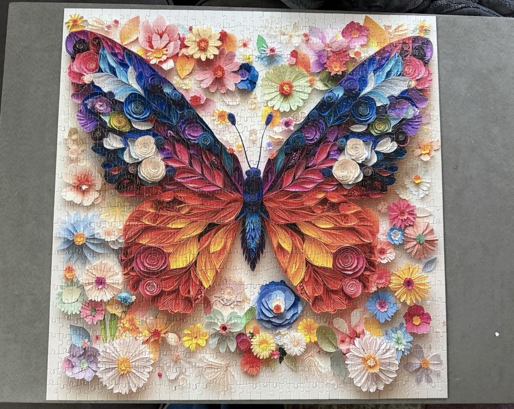 Colourful Butterfly Wings - Temu puzzle collectible - Main Image 2
