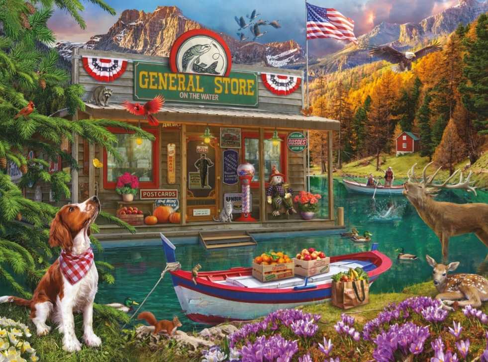 Floating Country Store  - Buffalo puzzle collectible [Barcode 079346126170] - Main Image 2