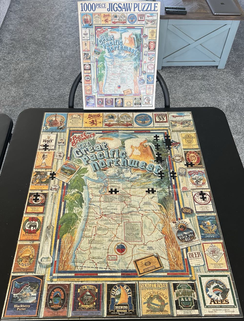 Best Brewers Of The Great Pacific Northwest - 1055, 4/7/26 - White Mountain Puzzles puzzle collectible [Barcode 724819247257] - Main Image 3