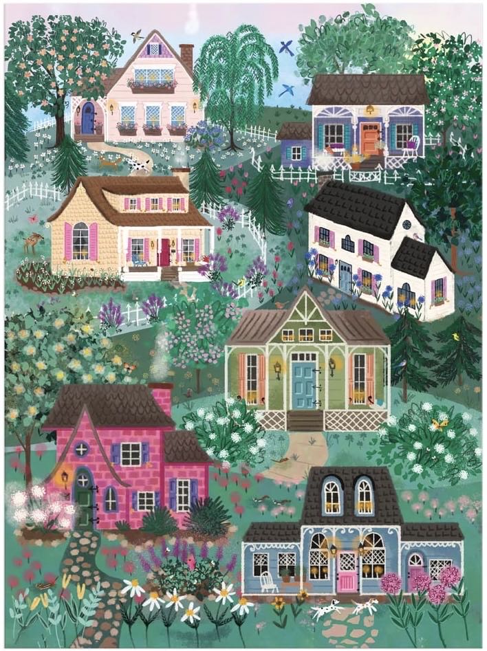 Cottage Hill (V) 🧩 - Galison puzzle collectible - Main Image 2