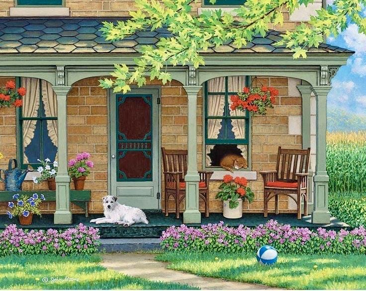 Takin It Easy - sold #182 - Bits And Pieces puzzle collectible - Main Image 2