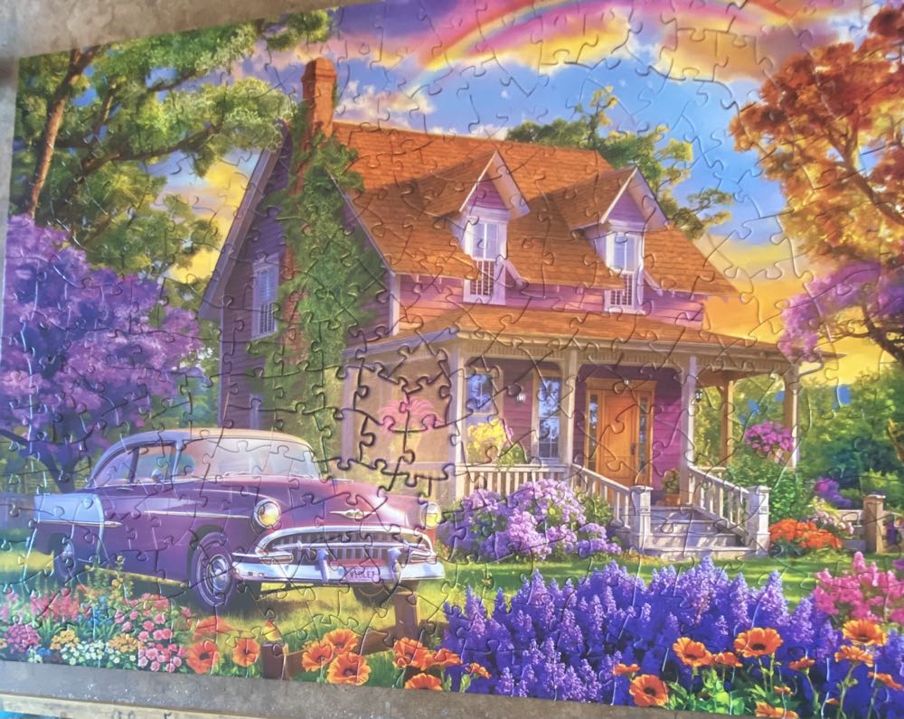 Violet Lives Here - Masterpieces Puzzle Co puzzle collectible [Barcode 705988325304] - Main Image 2