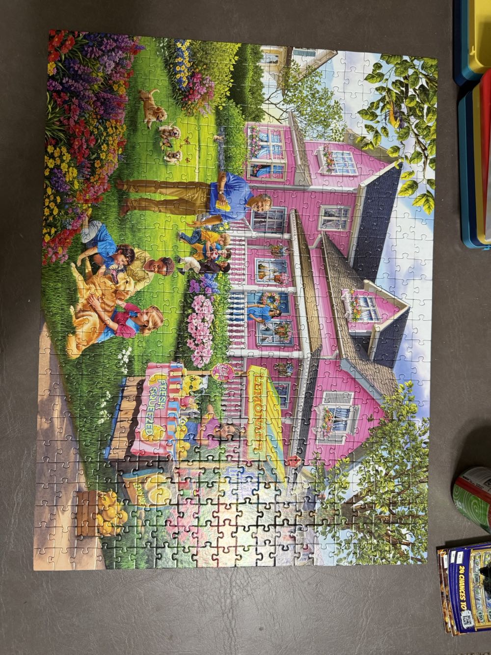 Lemonade On The Lawn  - Rose Art puzzle collectible [Barcode 4895145426794] - Main Image 2