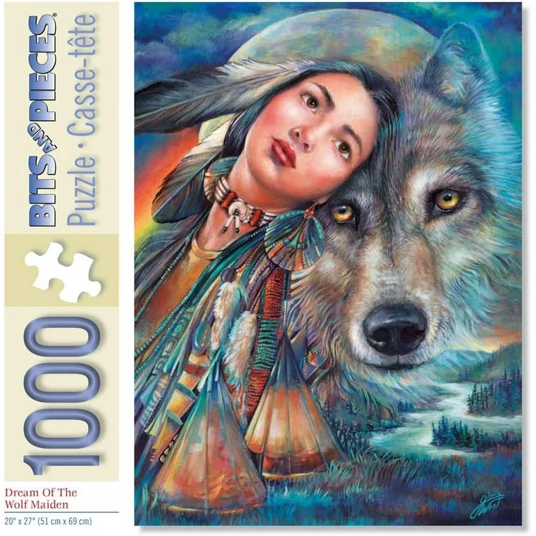 Dream of the Wolf Maiden - Bits And Pieces puzzle collectible [Barcode 704812407193] - Main Image 2