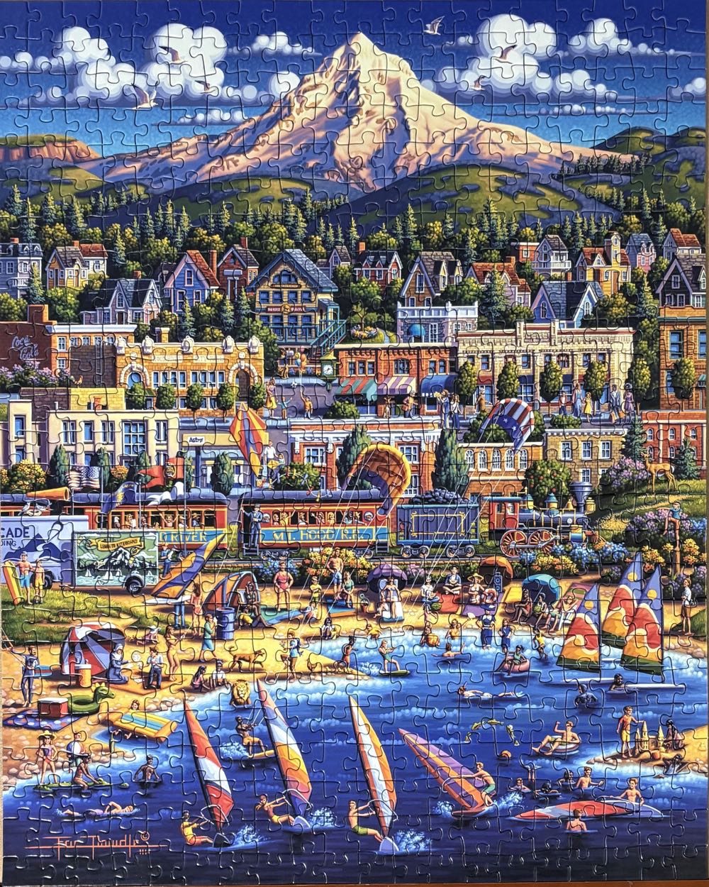 Hood River - Dowdle puzzle collectible [Barcode 671095005425] - Main Image 2