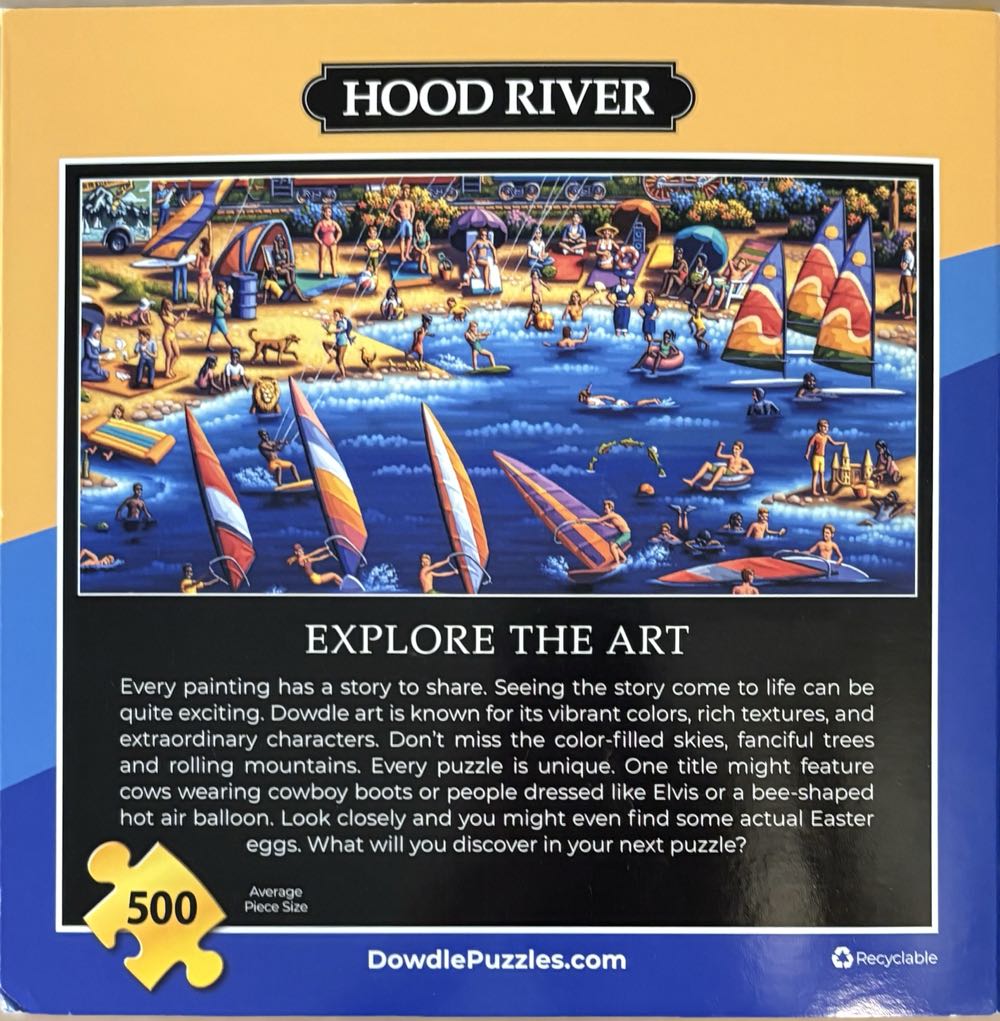 Hood River - Dowdle puzzle collectible [Barcode 671095005425] - Main Image 3