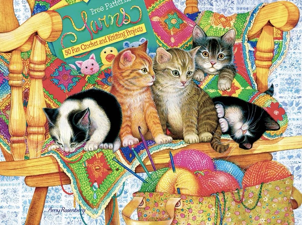 Knit Wits  - SunsOut puzzle collectible - Main Image 2