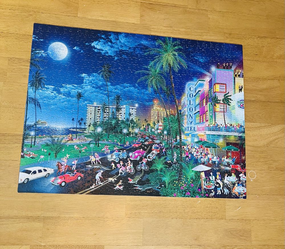A Night At Mountmartre - Ceaco puzzle collectible [Barcode 021081011426] - Main Image 2
