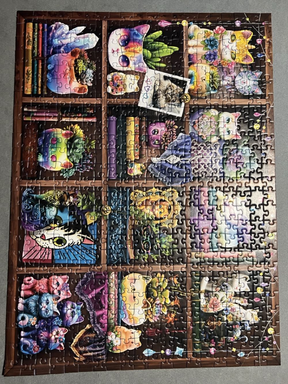 Cubby Cats And Succulents ✅ - Ravensburger puzzle collectible [Barcode 4005555008743] - Main Image 4