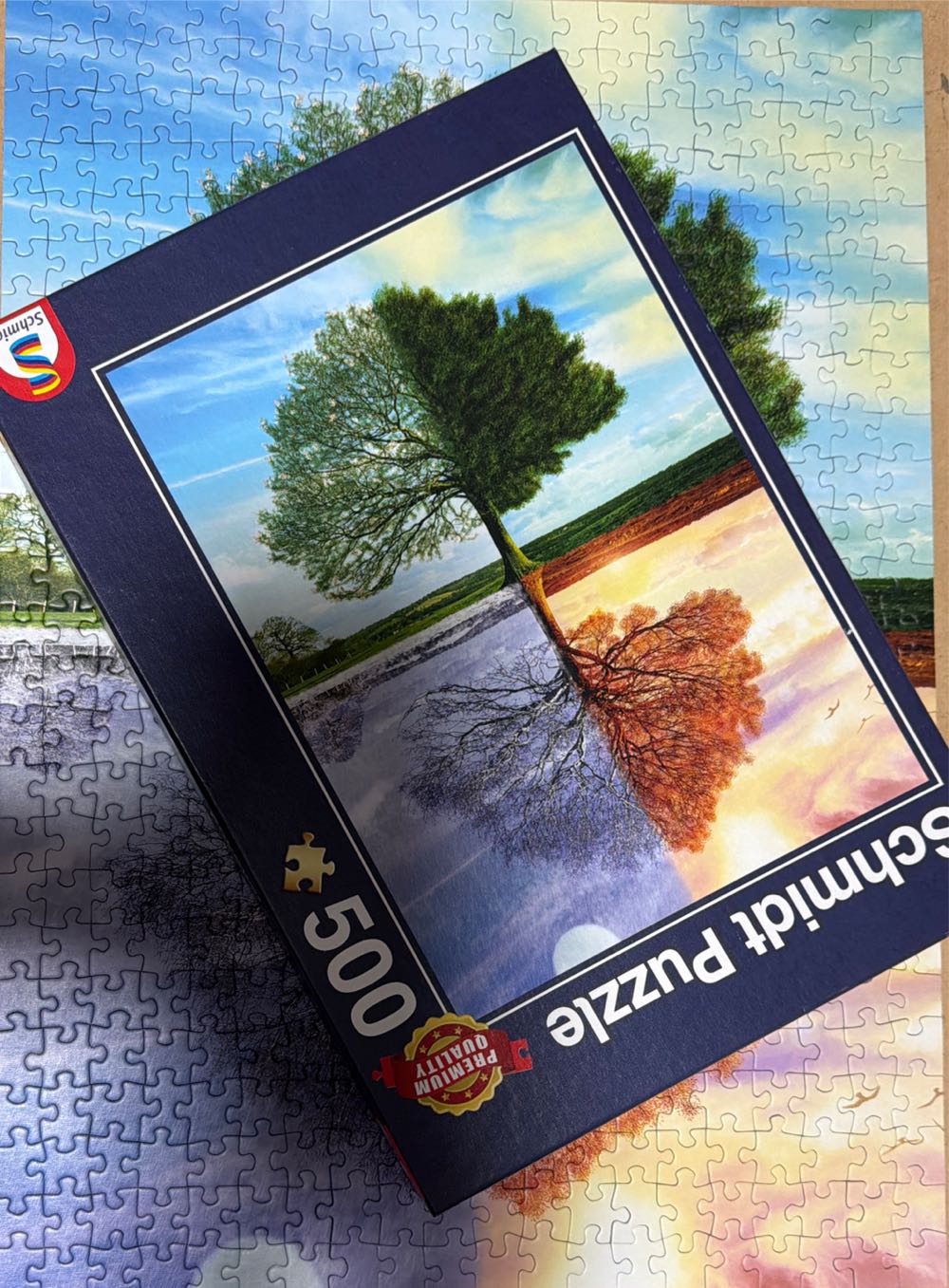 The Seasons Tree - Schmidt puzzle collectible [Barcode 4001504582234] - Main Image 2