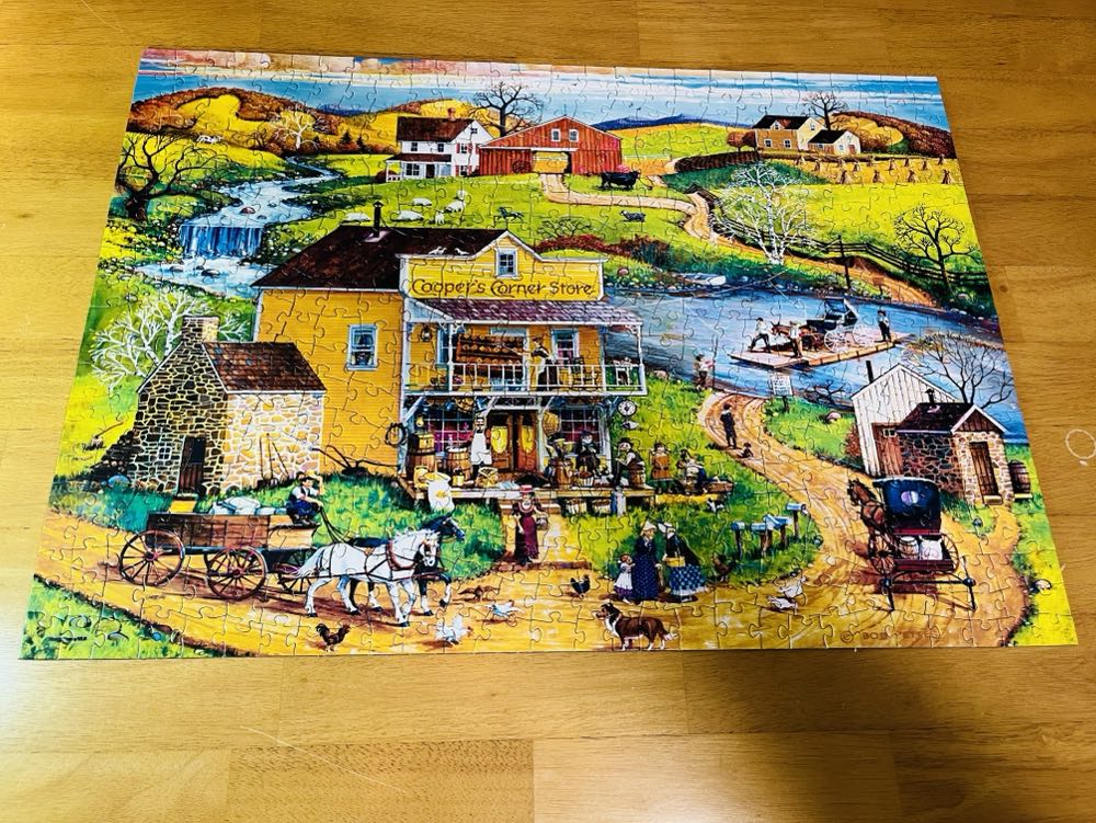 Americana - Cooper’s Corner ✅ - MasterPieces puzzle collectible [Barcode 705988320064] - Main Image 2