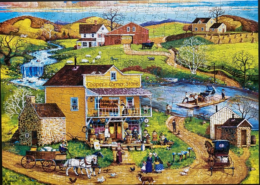 Americana - Cooper’s Corner ✅ - MasterPieces puzzle collectible [Barcode 705988320064] - Main Image 3