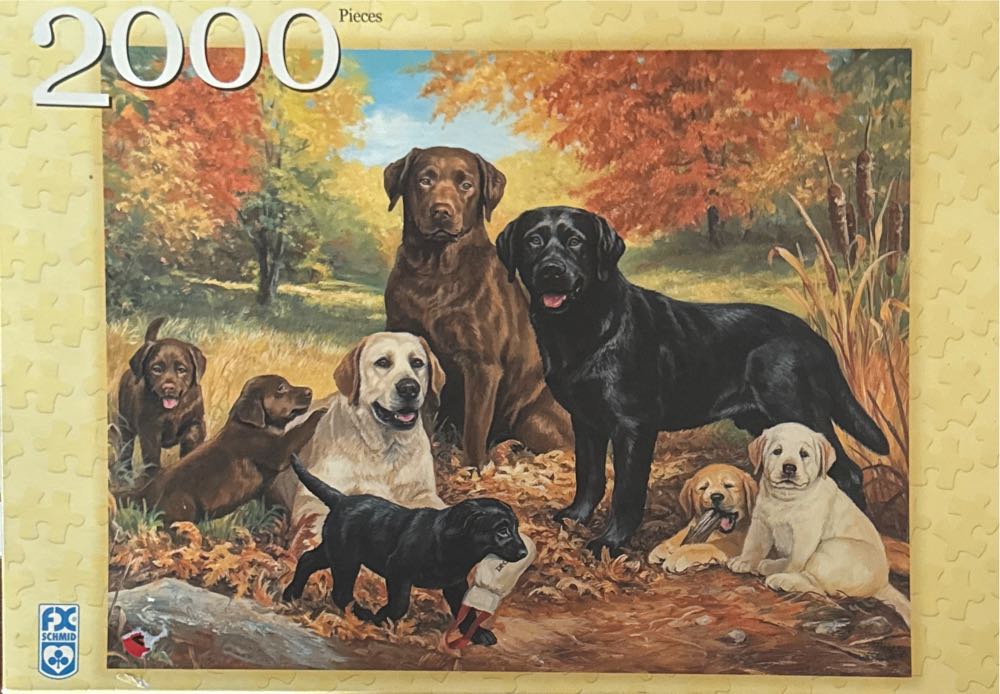Lab Family Piece Jigsaw Puzzle Made By Fx  puzzle collectible [Barcode 099252789597] - Main Image 2