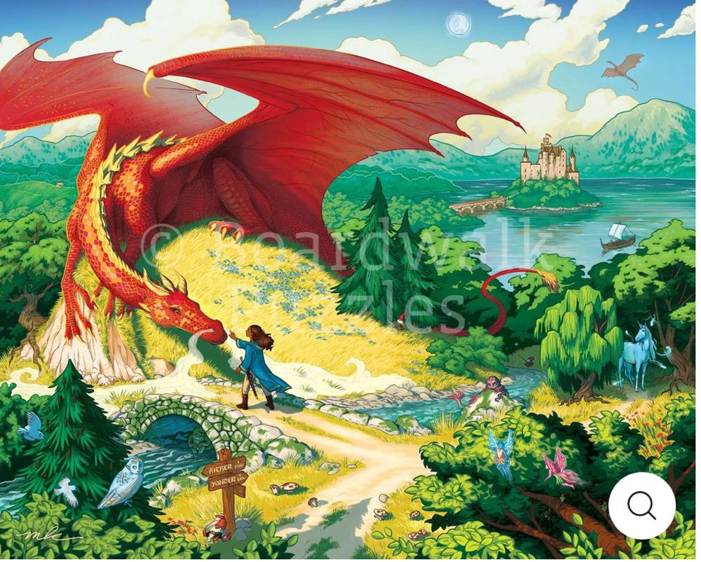 My Little Dragon - Boardwalk puzzle collectible [Barcode 671095006569] - Main Image 2
