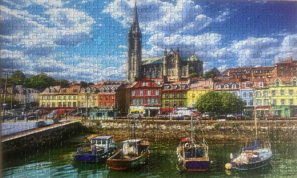 0198 Cra-Z-Art: Cobh Harbor, County Cork, Ireland - Cra-Z-Art puzzle collectible [Barcode 4895145425209] - Main Image 2