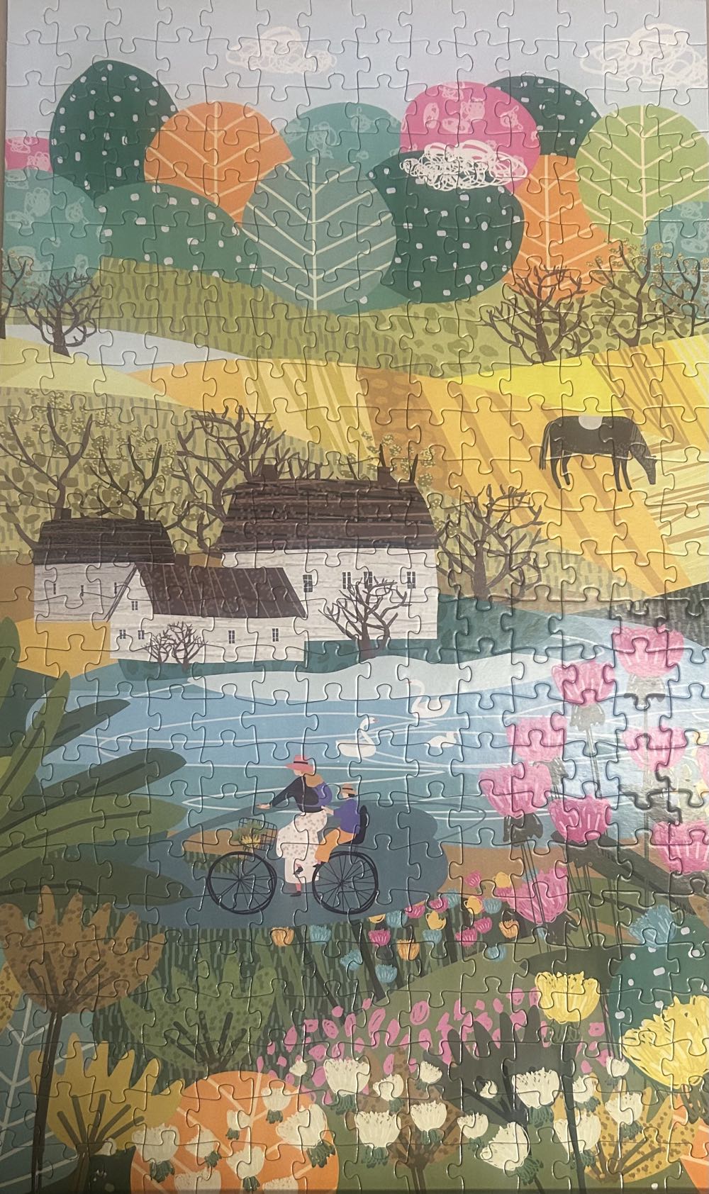 Cra-Z-Art: Bike Around The Pond - Cra-Z-Art puzzle collectible [Barcode 4895145425438] - Main Image 2