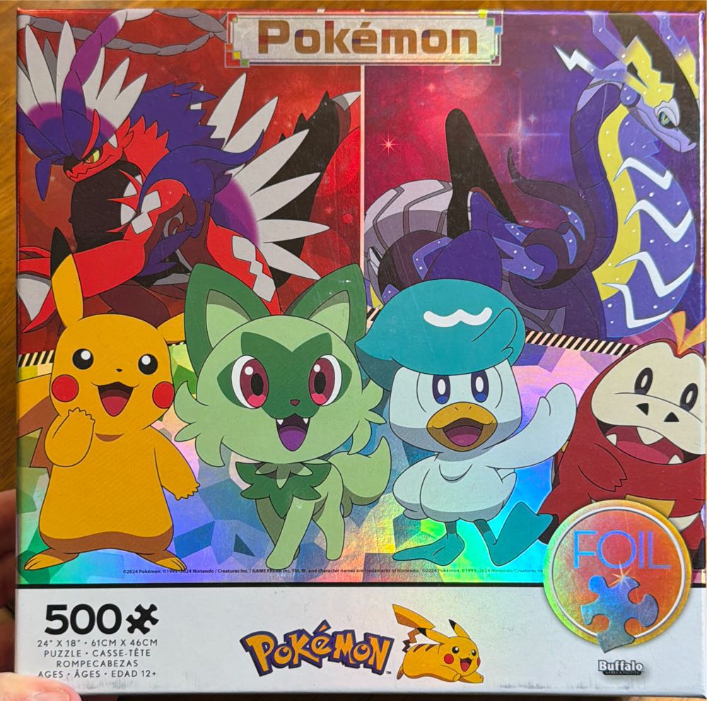 Buffalo Games Paldea Friends 500 Piece Foil Jigsaw Puzzle - Buffalo puzzle collectible [Barcode 079346950218] - Main Image 2