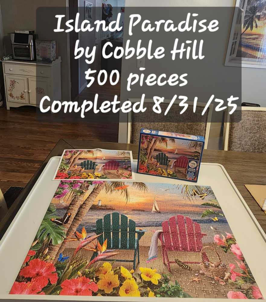 Island Paradise - Cobble Hill puzzle collectible [Barcode 625012450324] - Main Image 2