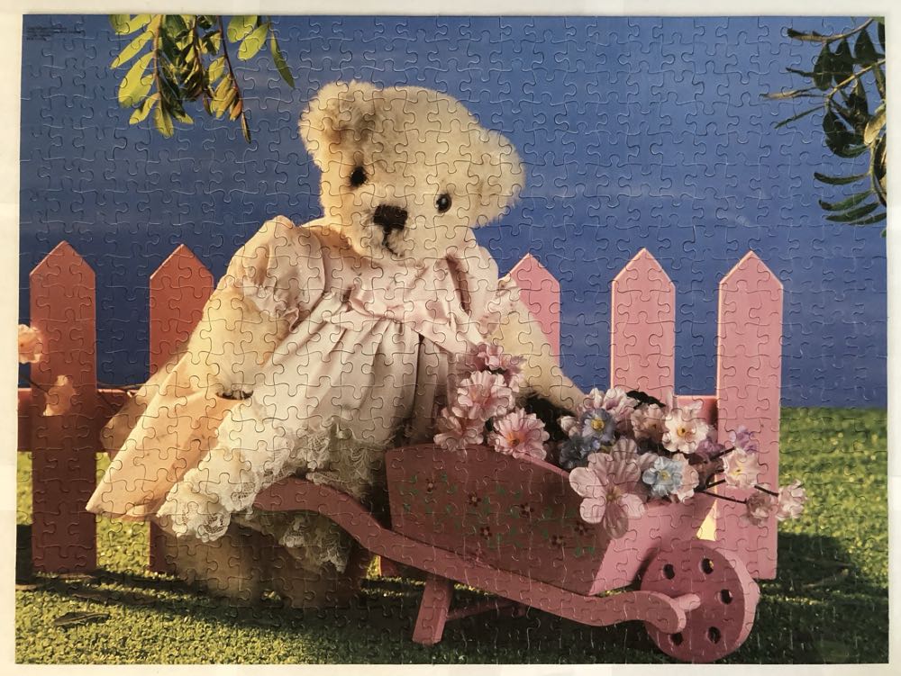 Teddy Bear Wheelbarrow - Kodacolor puzzle collectible - Main Image 2