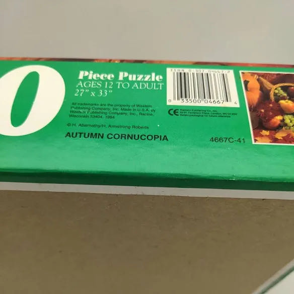 Autumn Cornucopia - Golden Guild puzzle collectible [Barcode 033500046674] - Main Image 4