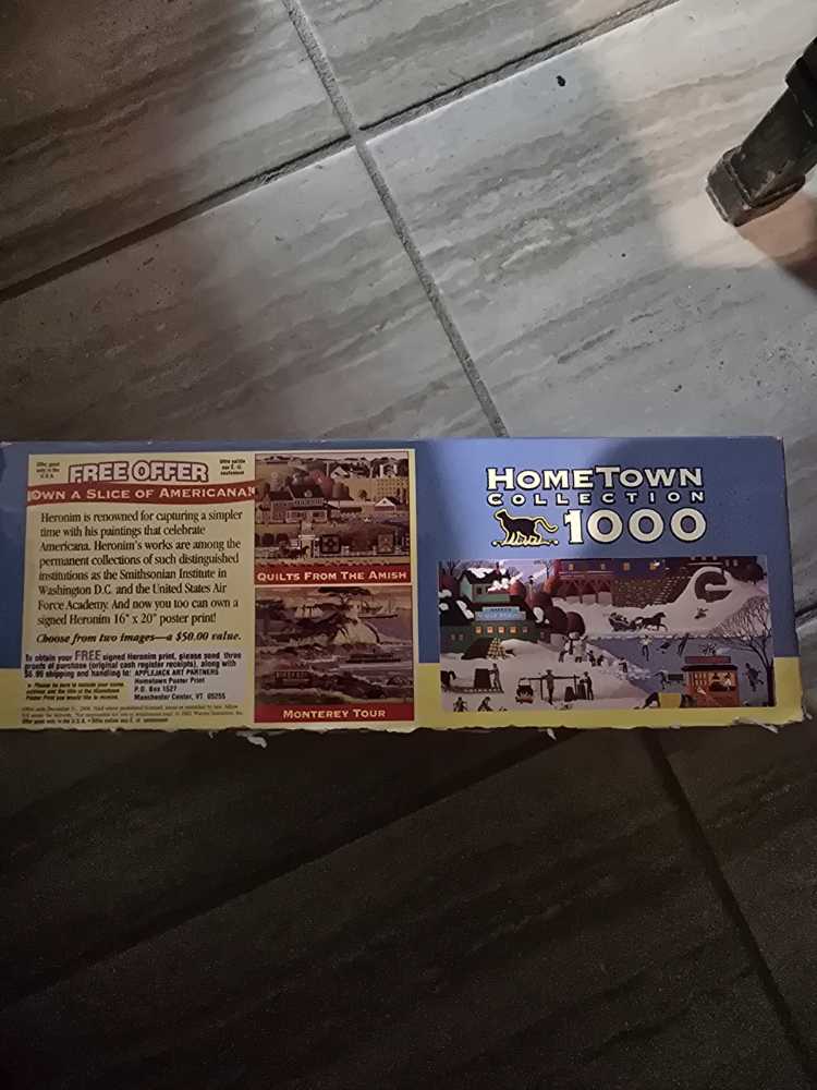 Maple Sugaring  puzzle collectible [Barcode 072348092009] - Main Image 2