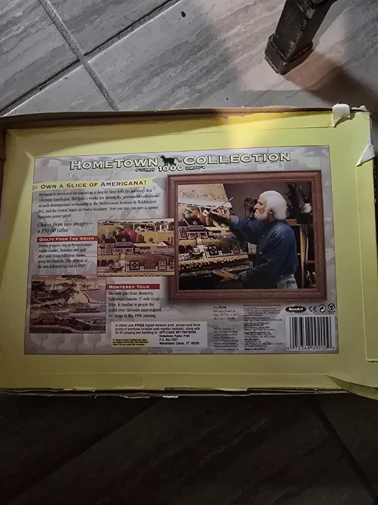 New England Lighthouse - Home Town Collection puzzle collectible [Barcode 072348092009] - Main Image 2